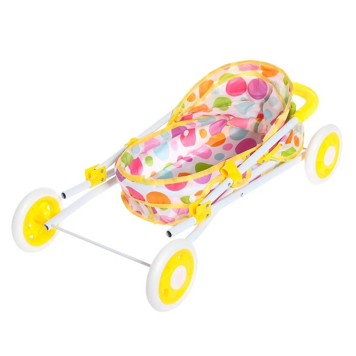 Коляска универсальная для кукол, металлический каркас