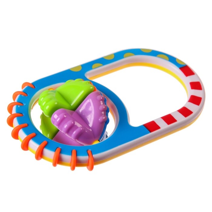 Погремушка &laquo;Фактурная ручка&raquo;, цвет МИКС, Крошка Я