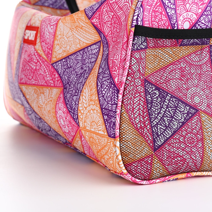 Сумка спортивная, TEXTURA, средний размер, цвет фиолетовый Сумка спортивная, TEXTURA, средний размер, цвет фиолетовый