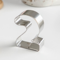 Набор форм для печенья &laquo;Цифры&raquo;, 9 шт, цвет серебристый