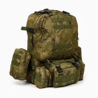 Рюкзак тактический "Storm tactic" мужской, стропы MOLLE, подсумки, 50 л, камуфляж мох Рюкзак тактический "Storm tactic" мужской, стропы MOLLE, подсумки, 50 л, камуфляж мох