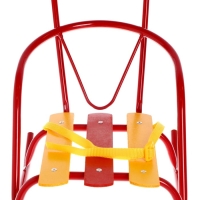 Кукольные санки с толкателем, цвет красный Кукольные санки с толкателем, цвет красный