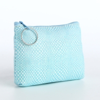 Кошелёк женский на молнии, цвет голубой Кошелёк женский на молнии, цвет голубой