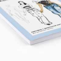 Скетчбук с шаблоном фигуры А5, 40 л &laquo;Девушка&raquo;