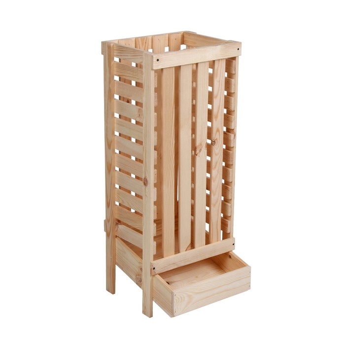 Ящик для овощей, 30 &times; 40 &times; 100 см, деревянный, Greengo