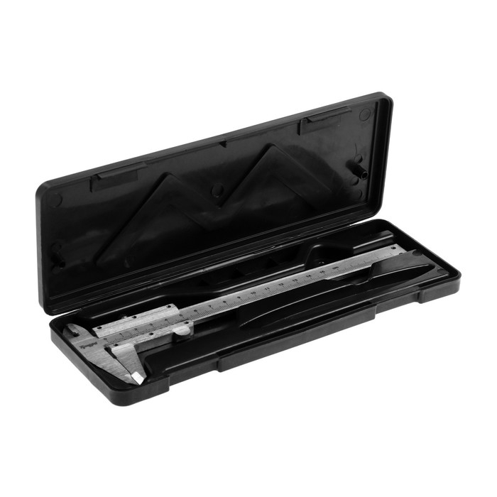 Штангенциркуль ТУНДРА, металлический, с глубиномером, цена деления 0.05 мм, 150 мм