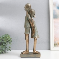 Сувенир полистоун "Дети - Доверие" под бронзу 14,5х7,5х38 см Сувенир полистоун "Дети - Доверие" под бронзу 14,5х7,5х38 см