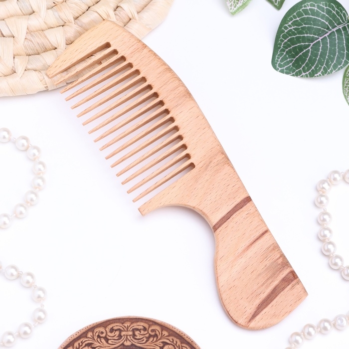 Расческа вид 2, 20 см, бук Расческа вид 2, 20 см, бук