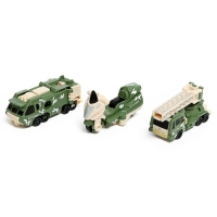 Робот &laquo;Военный вертолёт&raquo;, трансформируется, собирается из 3-х машинок