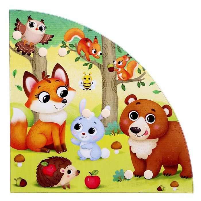 Стеллаж для поделок &laquo;Наше творчество&raquo;, 632 &times; 300 &times; 372 мм, цвет бело-салатовый