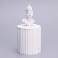 Свеча в бетоне ароматическая "Бог Арес", цветущая гардения, 13х7 см, соевый воск, 160 г Свеча в бетоне ароматическая "Бог Арес", цветущая гардения, 13х7 см, соевый воск, 160 г