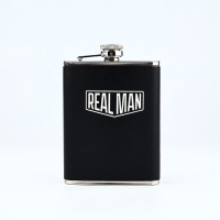Подарочный набор MODE FORREST &laquo;REAL MAN&raquo;: фляжка 240 мл, стопки 30 мл х 2 шт, воронка