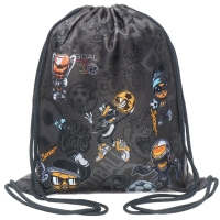 Мешок для обуви 435 х 360 мм, Stavia (плотность 600D с водоотталкивающей ПУ-пропиткой) "Футбол"