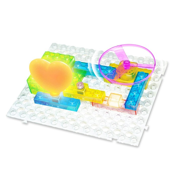 Конструктор блочный-электронный «В мире электроники», 59 схем, 19 деталей Конструктор блочный-электронный «В мире электроники», 59 схем, 19 деталей