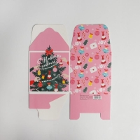 Коробка подарочная новогодняя складная «Наряжаем ёлку», 12 х 12 х 12 см, Новый год Коробка подарочная новогодняя складная «Наряжаем ёлку», 12 х 12 х 12 см, Новый год