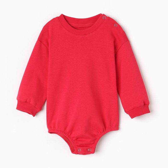 Свитшот-боди детский MINAKU цвет малиновый, рост 74-80 см