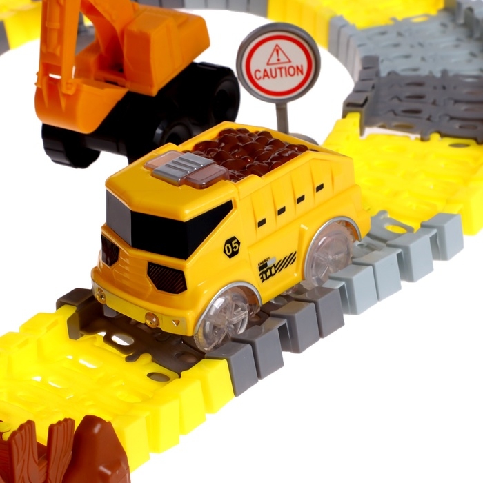 Автотрек «Стройка», гибкий, 115 деталей Автотрек «Стройка», гибкий, 115 деталей