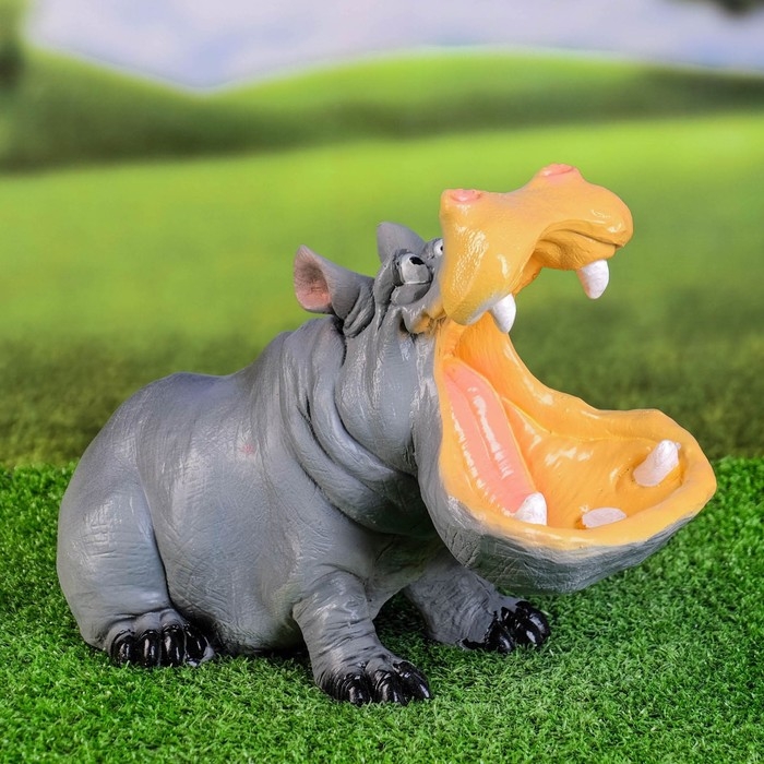 Садовая фигура Садовая фигура "Бегемот" 23х31см