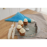 Набор кондитерский, 7 предметов: 2 мешка, 4 насадки d=2,5 см, адаптер Набор кондитерский, 7 предметов: 2 мешка, 4 насадки d=2,5 см, адаптер