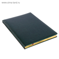 Ежедневник недатированный А4, 136 листов Sidney Nebraska, твёрдая обложка, искусственная кожа, золотой срез, ляссе, зелёный Ежедневник недатированный А4, 136 листов Sidney Nebraska, твёрдая обложка, искусственная кожа, золотой срез, ляссе, зелёный