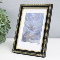 Фоторамка пластик "Камея" 10x15 см, чёрный