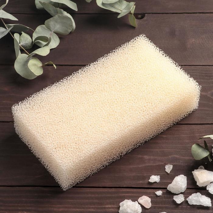 Губка для тела жёсткая «Шахтёрская», 20×11×5 см, антицеллюлитная Губка для тела жёсткая «Шахтёрская», 20×11×5 см, антицеллюлитная