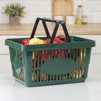 Корзина для покупок, 42,5&times;30&times;22,5 см, цвет МИКС
