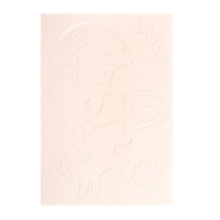 Гравюра блокнот детский «Замок принцессы», 10 листов, штихель, для девочки Гравюра блокнот детский «Замок принцессы», 10 листов, штихель, для девочки