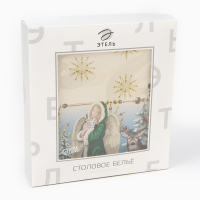 Набор столовый «Christmas time»: скатерть 150х220см +/-3см с ГМВО, салф.40х40см-12шт, хл100% Набор столовый «Christmas time»: скатерть 150х220см +/-3см с ГМВО, салф.40х40см-12шт, хл100%