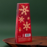 Новогодние свечи витые &laquo;Новый год: Счастья в Новом году&raquo;, без аромата, набор 4 шт, высота 15 см