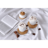 Сахарница фарфоровая с ложкой на деревянной подставке BellaTenero, 170 мл, цвет белый Сахарница фарфоровая с ложкой на деревянной подставке BellaTenero, 170 мл, цвет белый