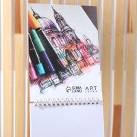 Скетчбук А5, 40 л. 190 г/м2 &laquo;Город&raquo;