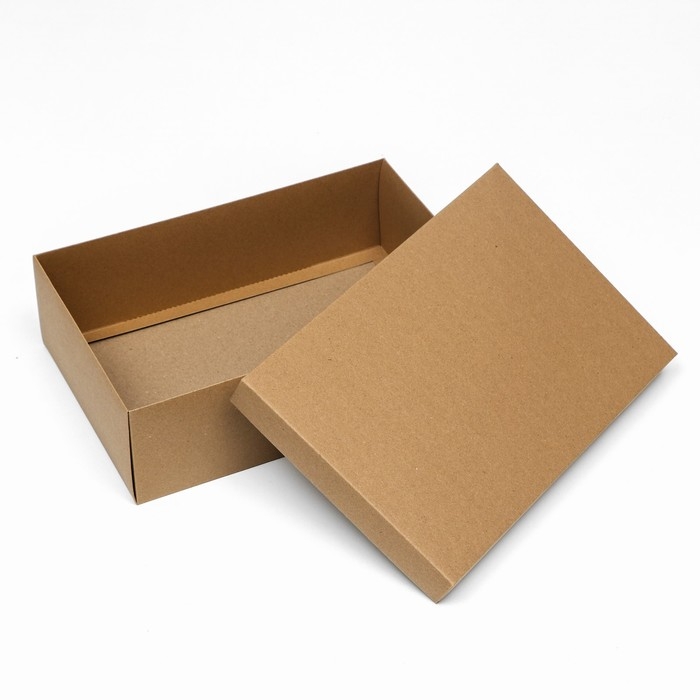 Коробка подарочная складная, упаковка, крафт, 30 х 20 х 9 см