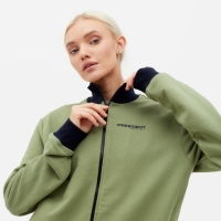 Толстовка на молнии President, размер S, цвет хаки