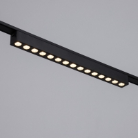 Светильник трековый ULTRA "Линза" LED 18Вт 3000K-5700К CRI90 черный 33,8х2,6х2,4см Светильник трековый ULTRA "Линза" LED 18Вт 3000K-5700К CRI90 черный 33,8х2,6х2,4см