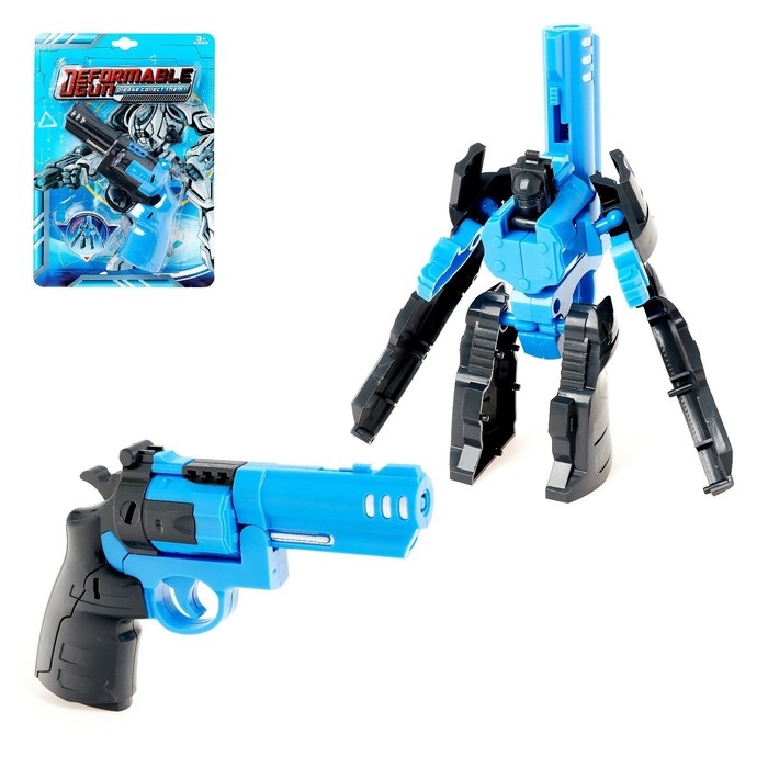 Робот &laquo;Револьвер&raquo;, трансформируется, цвета МИКС