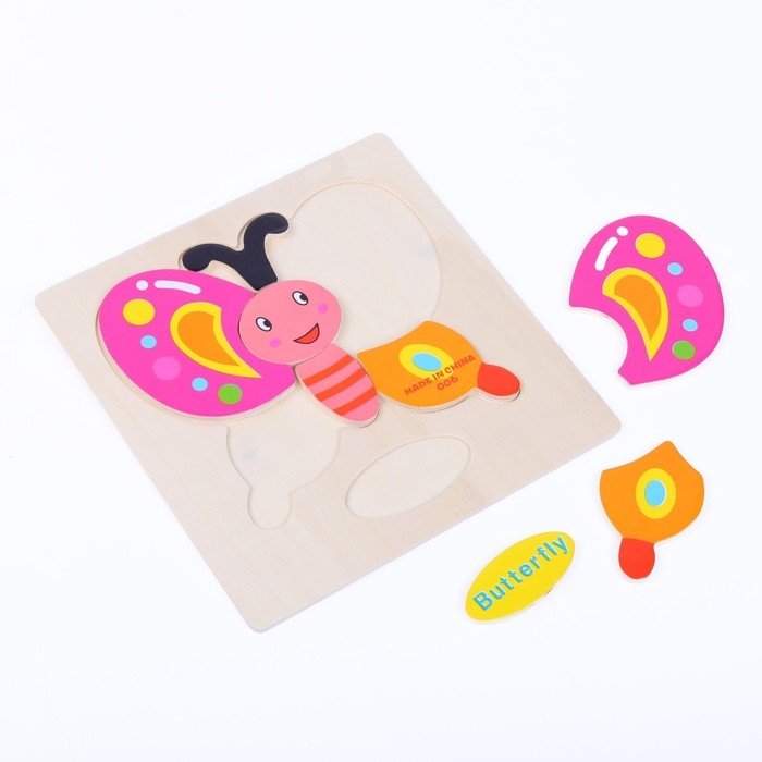 Рамки-вкладыши &laquo;Животные, насекомые&raquo; 15 &times; 15 &times; 0,5 см, МИКС