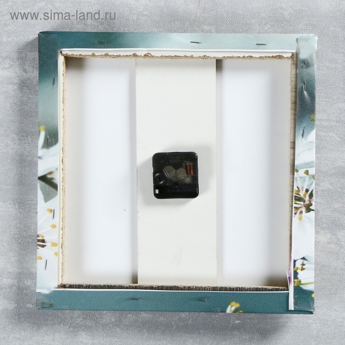 Часы настенные, модульные, серия: Цветы, Часы настенные, модульные, серия: Цветы, "Весеннее цветение", 35х110 см