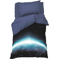 Постельное бельё 1,5 сп. Этель «Бесконечность» 145×210 см, 150×210 см, 50×70 см-1 шт, поплин, 100 % хлопок Постельное бельё 1,5 сп. Этель «Бесконечность» 145×210 см, 150×210 см, 50×70 см-1 шт, поплин, 100 % хлопок