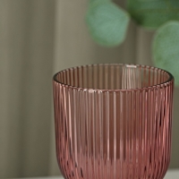 Бокал для вина стеклянный Magistro &laquo;Грани&raquo;, 250 мл, 8&times;14,5 см, цвет сиреневый