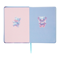 Записная книжка подарочная 96л,линия, цветной срез,обложка ПВХ 3D Мишка (17,7х12,4см) Записная книжка подарочная 96л,линия, цветной срез,обложка ПВХ 3D Мишка (17,7х12,4см)