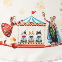 Скатерть Этель &laquo;Щелкунчик&raquo;, d=150 см, 100% хл, саржа 190 г/м2