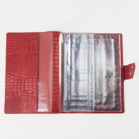 Папка для документов на кнопке, 4 комплекта, цвет красный Папка для документов на кнопке, 4 комплекта, цвет красный