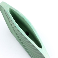 Ваза для цветов декоративная "Лист", салатовая, 19,5 х 20,7 х 3 см Ваза для цветов декоративная "Лист", салатовая, 19,5 х 20,7 х 3 см