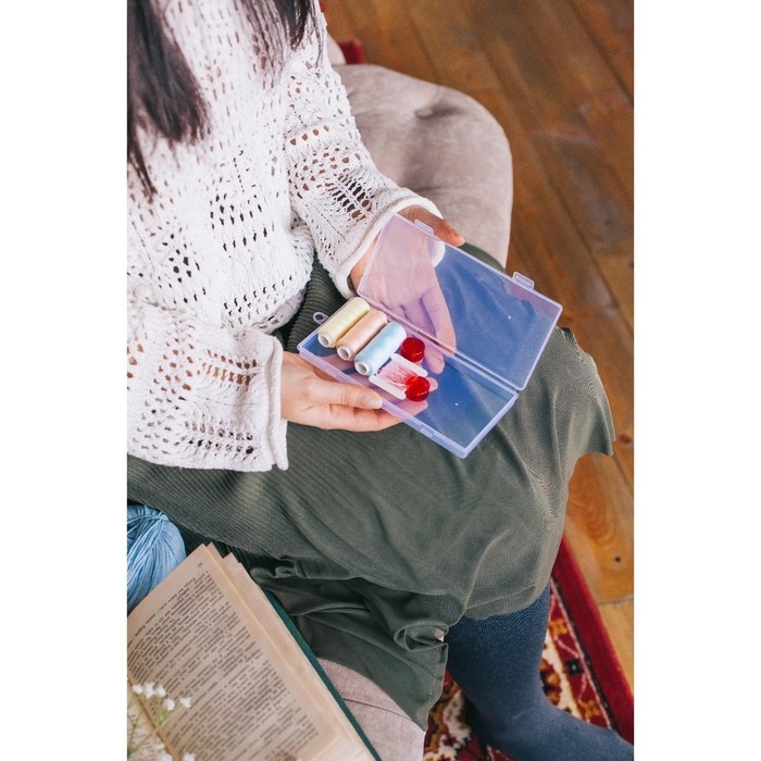 Контейнер для хранения мелочей, 17,5 &times; 8,5 &times; 2 см