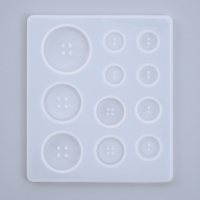 Форма силиконовая универсальная «Пуговицы» 3 размера Форма силиконовая универсальная «Пуговицы» 3 размера