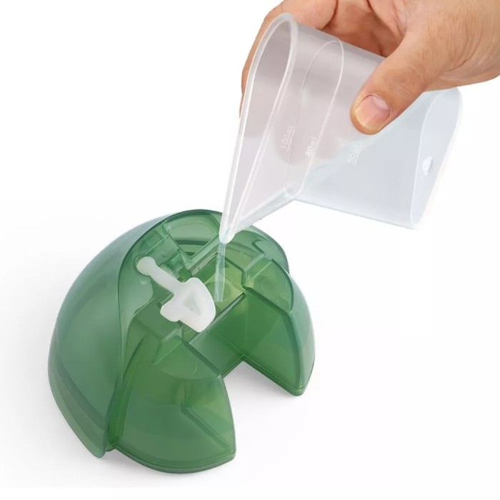 Отпариватель Kitfort КТ-9150, ручной, 1500 Вт, 300 мл, 25 г/мин, зелёный