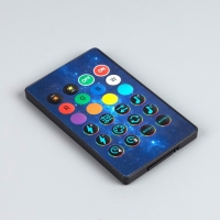 Умная гирлянда &laquo;Занавес&raquo; 2 &times; 1.5 м роса, IP20, серебристая нить, 300 LED, пульт ДУ, приложение, свечение RGB, USB