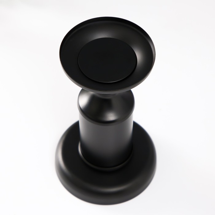 Подсвечник металл на 1 свечу d=7,5 см Подсвечник металл на 1 свечу d=7,5 см "Магнус" 10х10х17 см