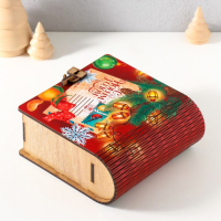 Шкатулка-книга "Ретро" 14х14х6,5 см